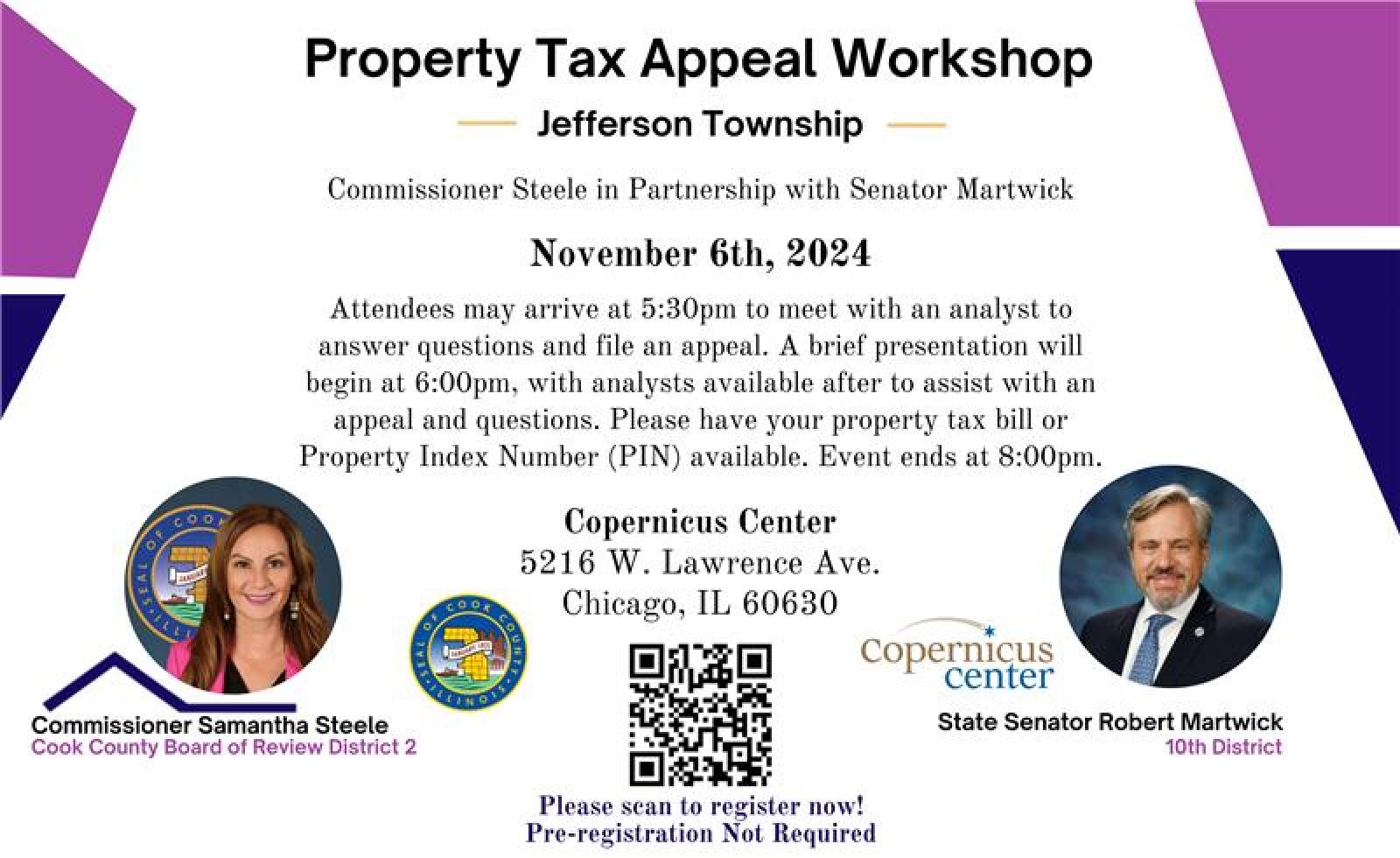 Jefferson Township Property Tax Hosted by Commissioner